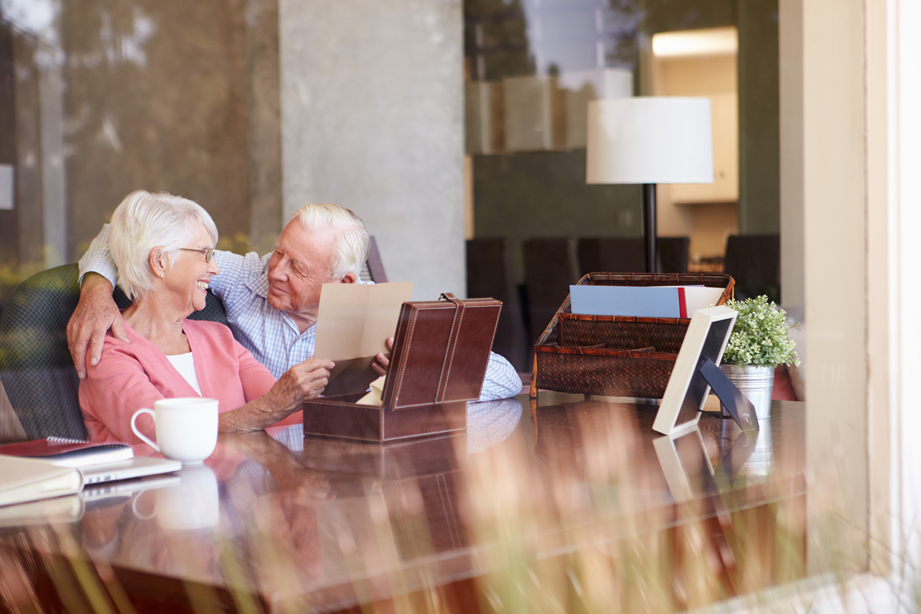 Senior Couple Reviewing Estate Planning Documents