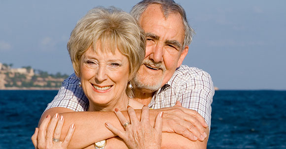 Happy Senior Couple On Vacation